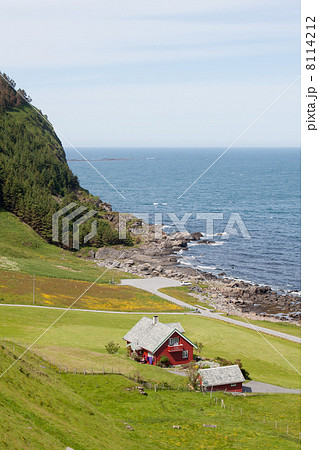 Goksoyr village at Runde Island (Norway) Goksoyr village at Runde Island (Norway) 8114212