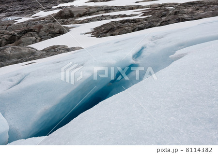 Blue ice of the Bodalsglacier (Jostedalsbreen national park) 8114382