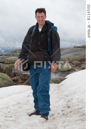 Man in the snow (Kjerag, Lysefjorden, Norway) Man in the snow (Kjerag, Lysefjorden, Norway) 8114500