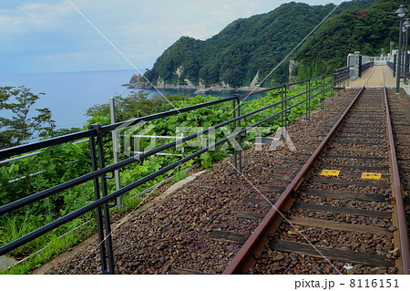 余部鉄橋と日本海 8116151