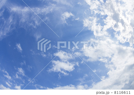 青空　魚眼撮影 8116611