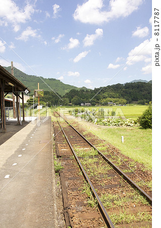 因美線の線路 8117787