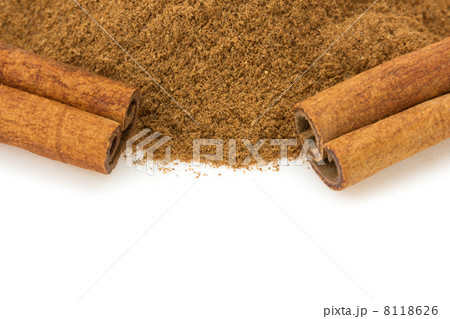 cinnamon stick on white cinnamon stick on white 8118626
