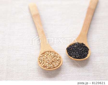 黒ゴマと白ゴマ 8120621
