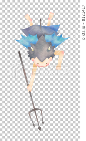 悪魔のイラスト 8121417