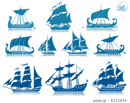 Ships of the past  iconset 8122054