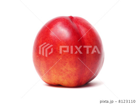 Single nectarine isolated Single nectarine isolated 8123110