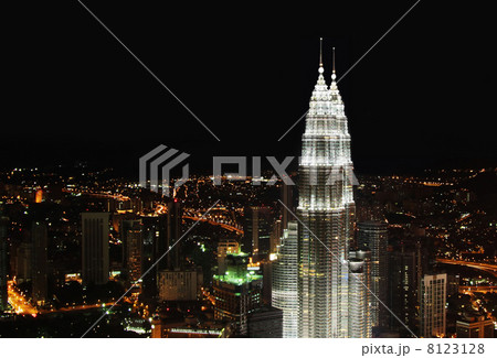 Kuala Lumpur night panorama 8123128