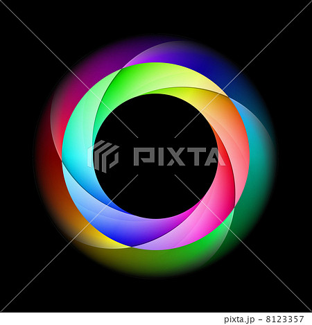 Colorful spiral ring. Colorful spiral ring. 8123357