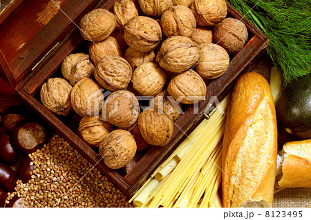 Still Life with Chest, Nuts, Pumpkin, Bread Still Life with Chest, Nuts, Pumpkin, Bread 8123495