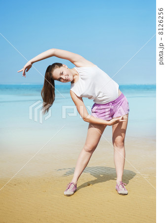 young woman on the Beach 8126256