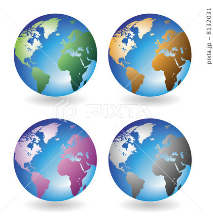 Multicolored globes Multicolored globes 8132031