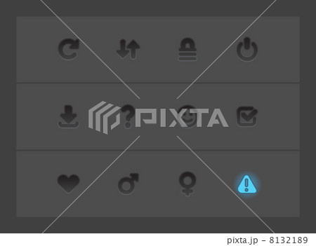 Interface icons for signs 8132189