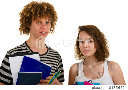 School boy and girl School boy and girl 8135622