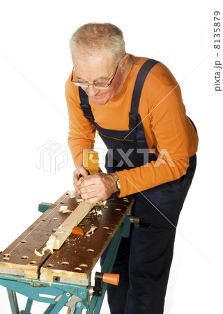 elderly carpenter 8135879