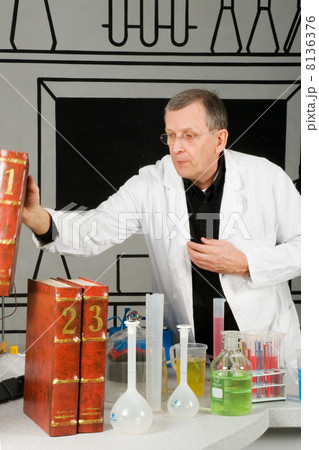 Professor in the laboratory Professor in the laboratory 8136376