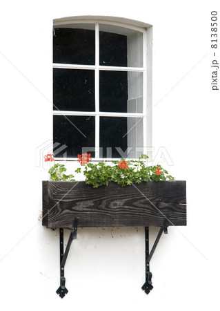 romantic window on white 8138500