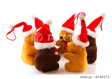 Christmas bears in a circle Christmas bears in a circle 8140373