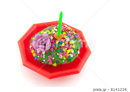 fancy cake with candle 8141226