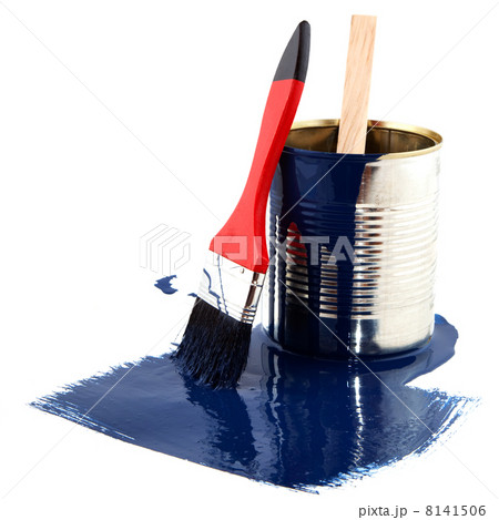 Painting in blue 8141506