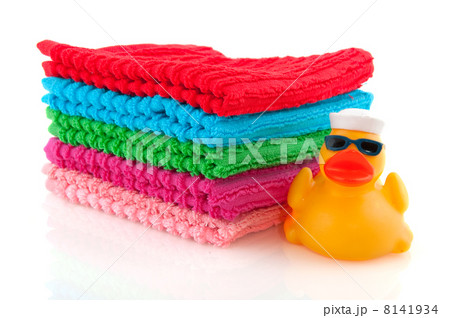 Folded towels with marine duck Folded towels with marine duck 8141934