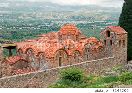 Church ruin at Greek Mystras 8142206