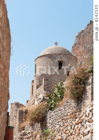 Monemvasia at the Greek Peloponnese Monemvasia at the Greek Peloponnese 8142535