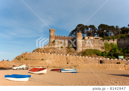 castle at the Spanish coast 8142947