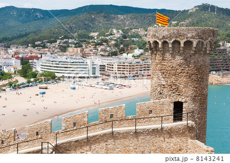 Castle in Spanish Tossa de Mar 8143241