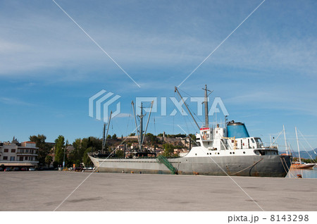 Industrial harbor Greek nafplion 8143298