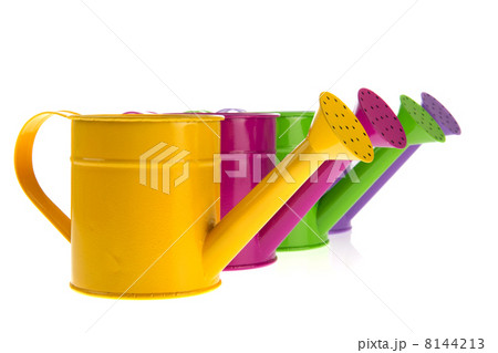 Colorful watering cans 8144213