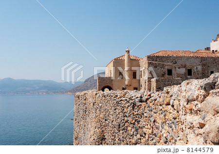 Monemvasia at the Greek Peloponnese 8144579