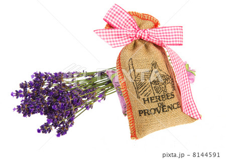 Bouquet Lavender with bags dried herbs 8144591