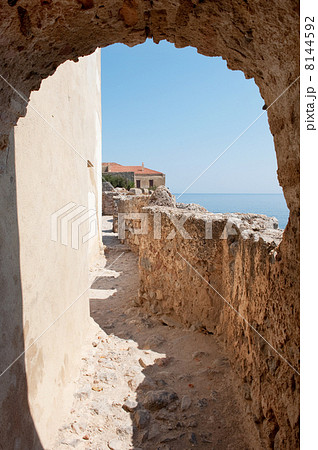 Monemvasia at the Greek Peloponnese 8144592
