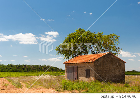 French landscape with barn 8144646