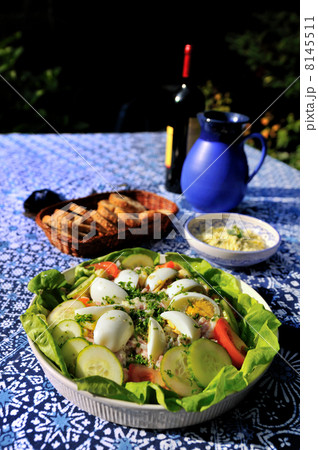 tasty salad outdoor 8145511
