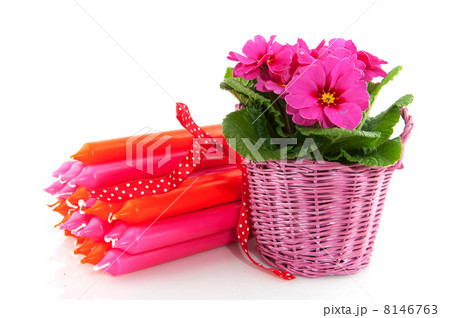 Flowers and candles 8146763