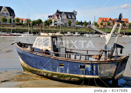 Damaged boat in Normandy Damaged boat in Normandy 8147686