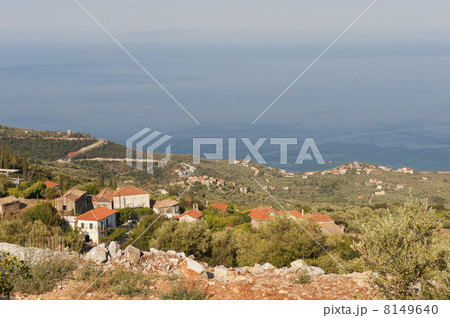 Mani landscape in Greece 8149640