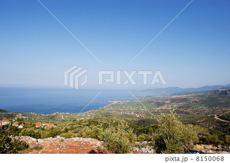 Mani landscape in Greece 8150068