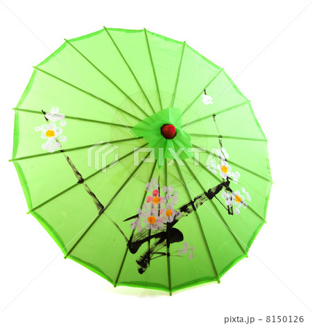 Green tropical parasol 8150126