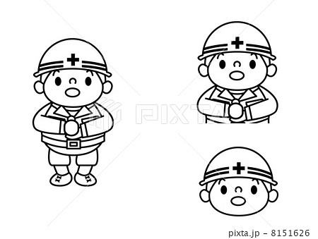 作業服の男性_ポーズ4線画 作業服の男性_ポーズ4線画 8151626