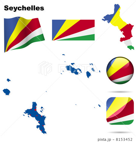 Seychelles vector set. Seychelles vector set. 8153452