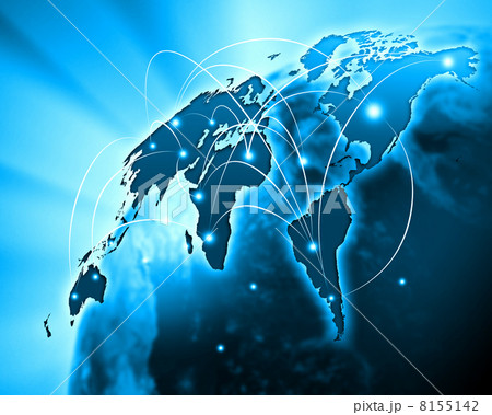 Blue image of globe Blue image of globe 8155142