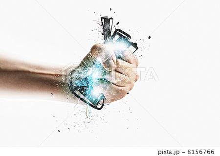 Hand squeezing keyboard Hand squeezing keyboard 8156766