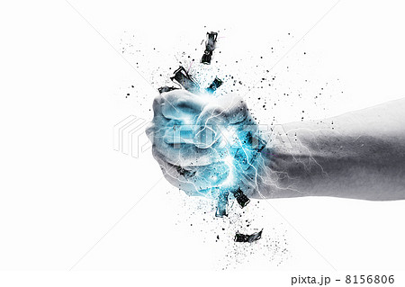 Hand squeezing keyboard 8156806