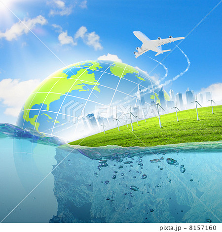 Earth planet in water Earth planet in water 8157160