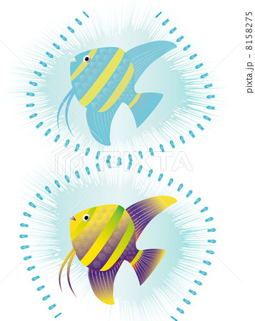 魚 熱帯魚のイラスト素材
