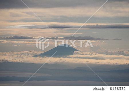 上空から見た富士山 8158532