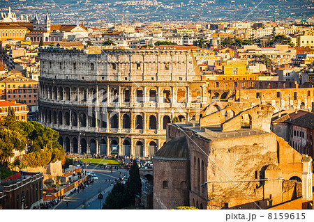 Colosseum at sunset 8159615